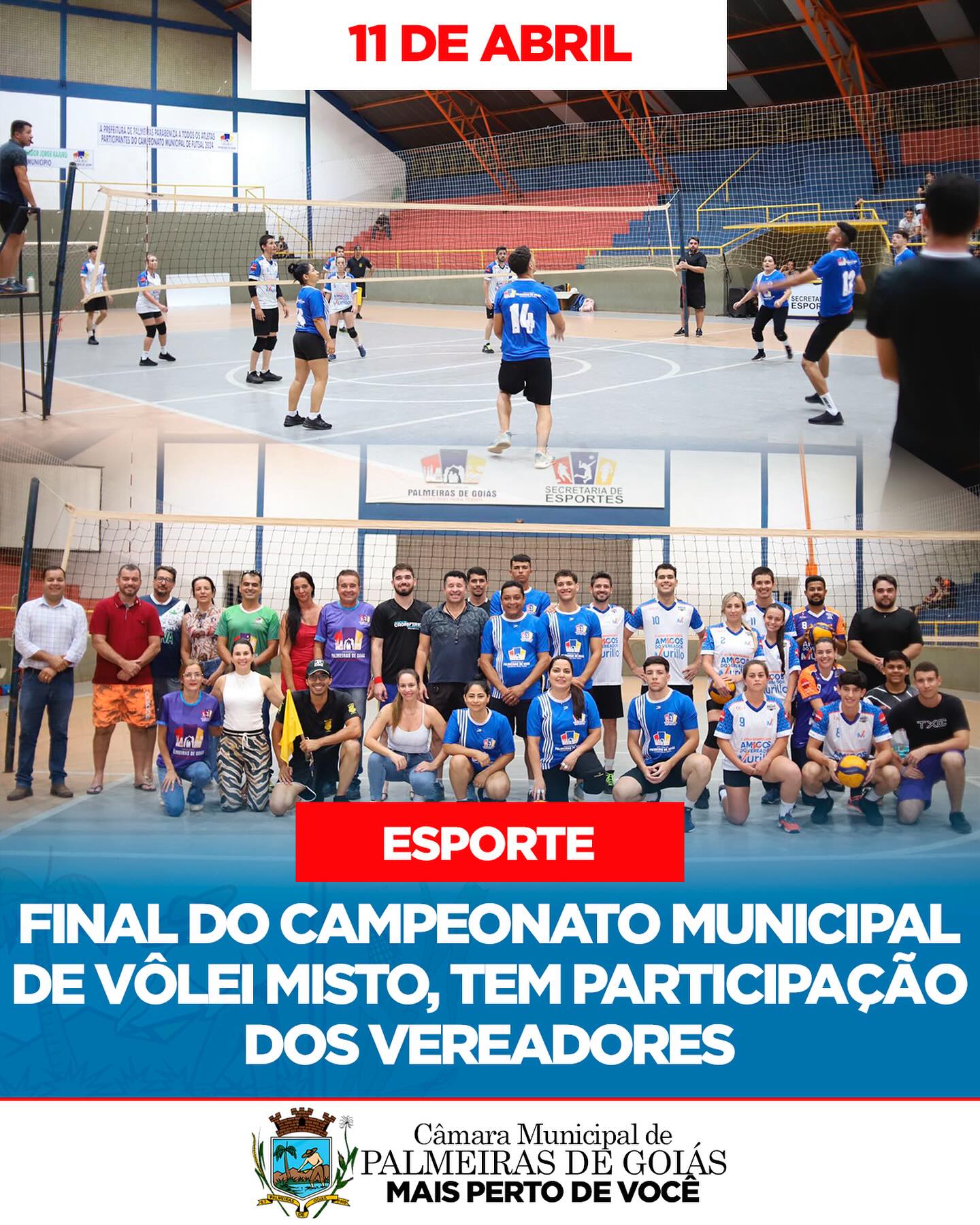 Final do Campeonato Municipal de Vôlei Misto